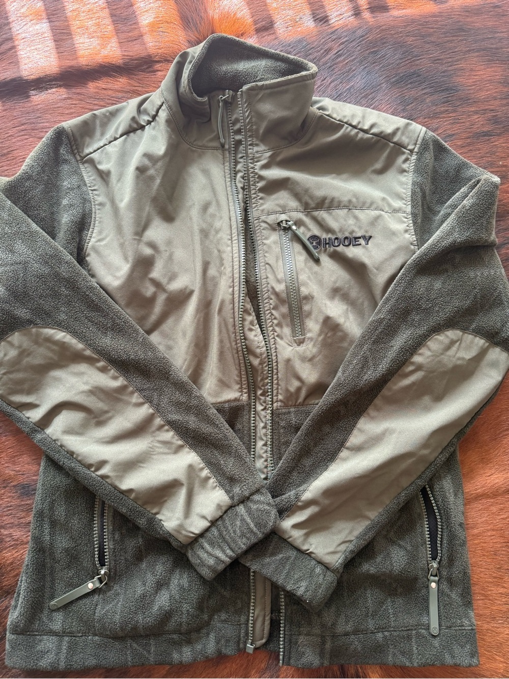Hooey Men’s Two-Tone Olive & Dark Olive Jacket